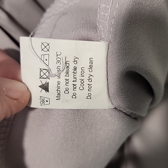 ALLEGRA K silver-gray romper, Size Med, EUC - Picture 6 of 6